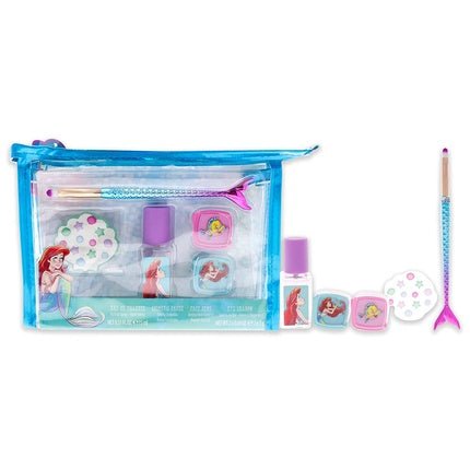 Disney Ariel The Little Mermaid Disney Under the Sea Five-Piece Set . Perfume Mermaid Tail Cosmetic Brush Gems Eye Shadow - Made in Spain par Air Val International Coffret (Coffret) Mixte 148ml - Maison des fragrances