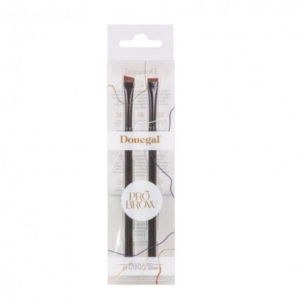 Donegal Pro Brow Precision Eyebrow Styling Brushes 2pcs - Maison des fragrances