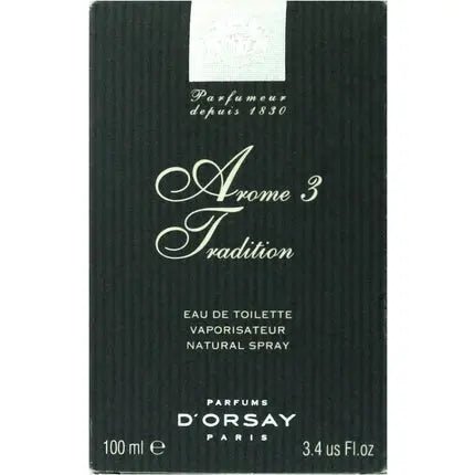 D'Orsay Arome 3 Tradition Eau de Toilette (EDT) Mixte 100ml - Maison des fragrances