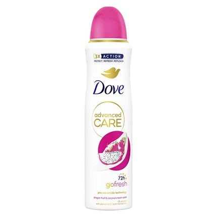 Dove Advanced Care Antiperspirant Dragon Fruit & Coconut Cream Déodorant (Déo) Mixte 150ml - Maison des fragrances