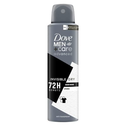 Dove +Care Advanced Anti-Transpirant Invisible Dry Aerosol Déodorant (Déo) Homme 150ml - Maison des fragrances