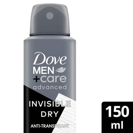 Dove +Care Advanced Anti-Transpirant Invisible Dry Aerosol Déodorant (Déo) Homme 150ml - Maison des fragrances