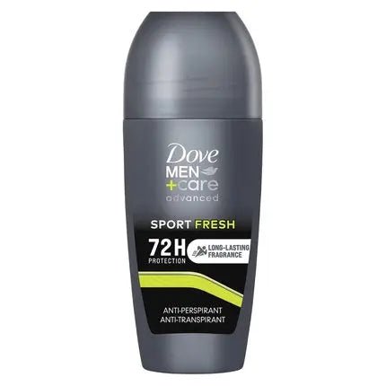 Dove Care Deodorant Roll On Advanced Care Sport Fresh Antiperspirant Alcohol-Free with 1/4 Moisturizing Cream Protection up to 72 Hours Déodorant (Déo) Homme 50ml - Maison des fragrances