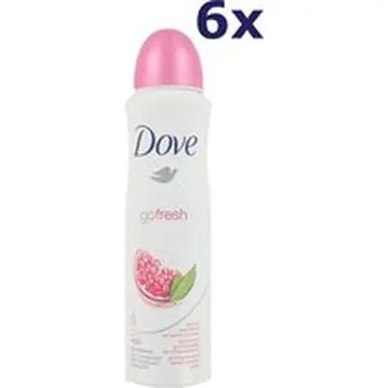 Dove Go Fresh Pomegranate And Lemon Verbena Deodorant Spray - 150 Ml Set Of 6 - Maison des fragrances