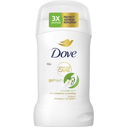 Dove Solid Antiperspirant Go Fresh Cucumber Déodorant (Déo) Mixte 50ml - Maison des fragrances