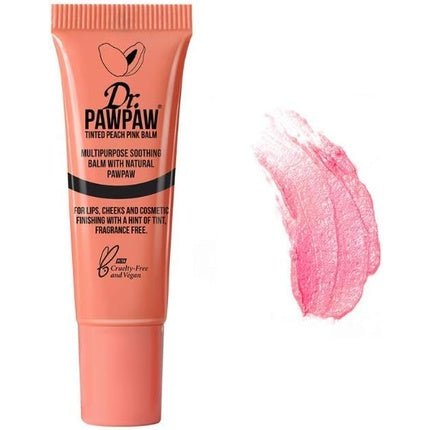 Dr. PAWPAW Tinted Peach Pink Balm for Lips and Skin 10ml - Maison des fragrances