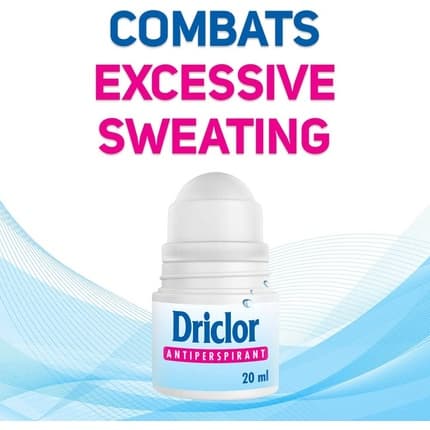 Driclor Antiperspirant Rollon Against Excessive Sweating Solution Déodorant (Déo) Mixte 20ml - Maison des fragrances