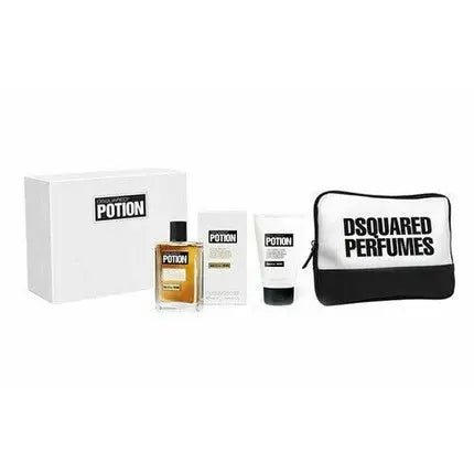 Dsquared2 Potion Gift Set - Eau de Parfum 1.7oz/50ml with Shower Gel 100ml and Bag Homme - Maison des fragrances