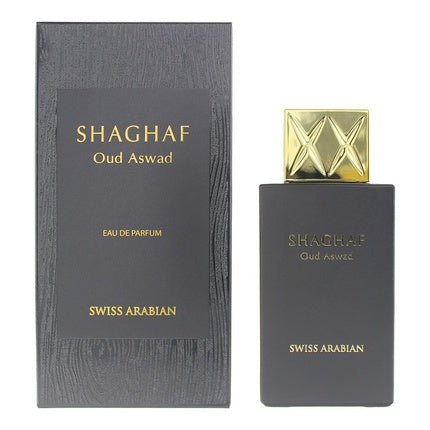 Shaghaf Oud Aswad by Swiss Arabian Unisex 2.5oz Eau de Parfum Spray 75ml