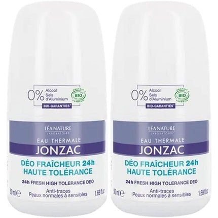 Eau Thermale Jonzac Eau De Jonzac Hypoallergenic Deo-Care - Pack of 2 Déodorant (Déo) Mixte 50ml - Maison des fragrances
