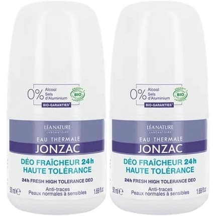 Eau Thermale Jonzac Eau De Jonzac Hypoallergenic Deo-Care - Pack of 2 Déodorant (Déo) Mixte 50ml - Maison des fragrances