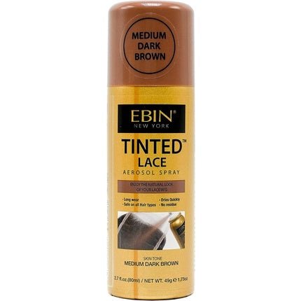 EBIN Tinted Lace Spray 80ml Medium Dark Brown - Maison des fragrances