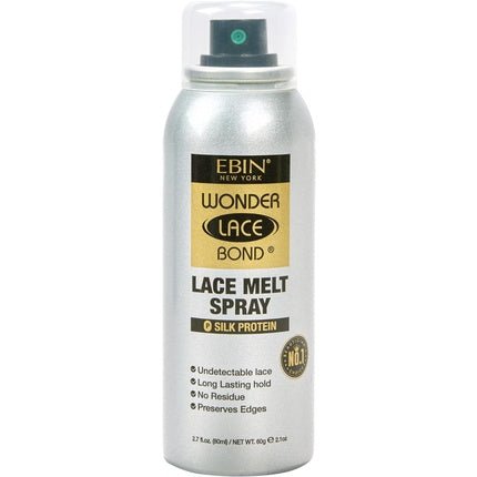 EBIN Wonder Lace Bond Lace Melt Aerosol Spray 80ml Silk Protein - Maison des fragrances