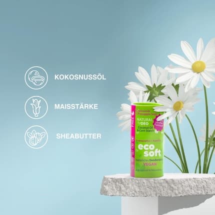 Eco Natural Organic Aluminum-Free Unisex Vegan Deodorant Déodorant (Déo) Mixte - Maison des fragrances