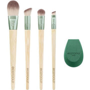EcoTools Limited Edition Dash of Glow Kit Makeup Brush and Makeup Sponge Kit for Foundation and Eyeshadow Eco - Friendly Makeup Tools Cruelty - Free 5 Piece Gift Set - Maison des fragrances