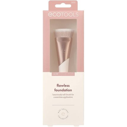 EcoTools Luxe Flawless Foundation Makeup Brush for Liquid Makeup Pink - Maison des fragrances