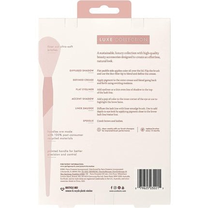 EcoTools Luxe Natural Elegance Professional Makeup Brush Set for Face Cheek and Eye Makeup 5 Piece Set Pink - Maison des fragrances