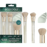 Ecotools Sea Gems Face Makeup Brush & Sponge Kit - 4 Piece Set - Maison des fragrances