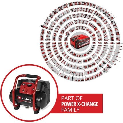 Einhell Power X - Change Portable Air Compressor 36V Oil - Free Tyre Inflator - Maison des fragrances