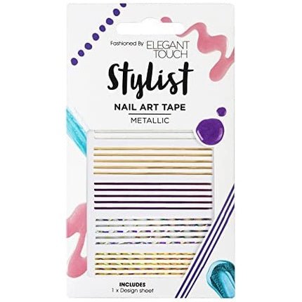 Elegant Touch Nail Stylist Metallic Nail Art Band - Maison des fragrances