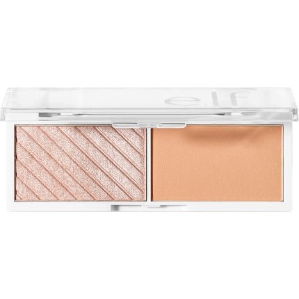 e.l.f. Bite Size Face Duo Creamy Blendable Mini Compact Blush Highlighter Duo Enhances Your Natural Glow 2g - Maison des fragrances