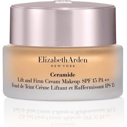Elizabeth Arden Ceramide Lift and Firm Makeup SPF15 PA++ 30ml 340W Creamy Foundation Radiant Finish for Normal to Dry Skin - Maison des fragrances