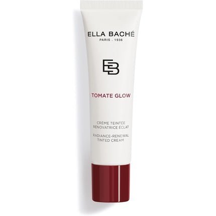 Ella Baché Tomato Glow Tinted Cream with Glow Effect 30ml Rose - Face Care with Super Glow for Fresh Complexion - Smoothing Cream with Antioxidants - Maison des fragrances
