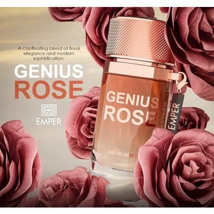 Emper Genius Rose Fragrance Eau de Parfum (EDP) Mixte - Maison des fragrances
