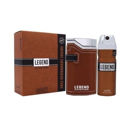 Emper Legend & Deodorant Coffret (Coffret) Homme 100ml - Maison des fragrances