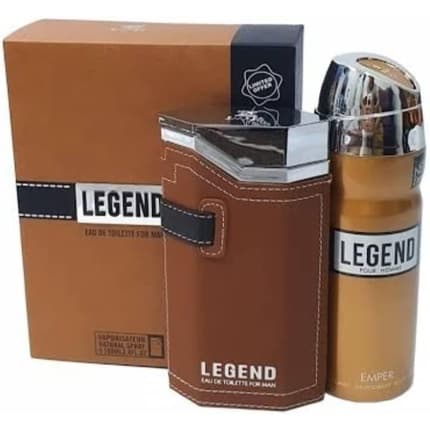 Emper Legend & Deodorant Coffret (Coffret) Homme 100ml - Maison des fragrances