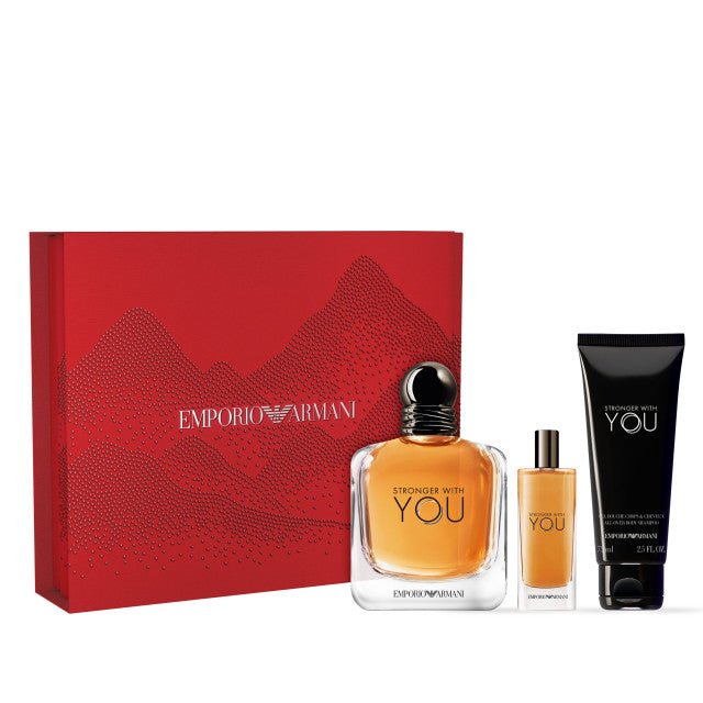 Emporio Armani Strong With You 3-Piece Gift Set 2024 Eau de Toilette 100ml pour homme - Maison des fragrances