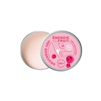 Energie Fruit Energy Fruit Deodorant Cream Fresh Raspberry Scent Organically Certified Déodorant (Déo) Mixte - Maison des fragrances