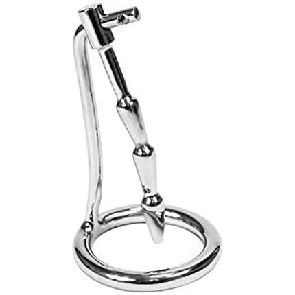 Erotic Fashion ra8021 Penis Plug Chastity Silver Metal - Maison des fragrances