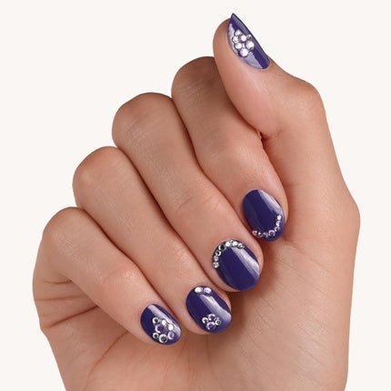 Essence 3D Nail Jewels Violet Nail Stickers 10pcs - Maison des fragrances