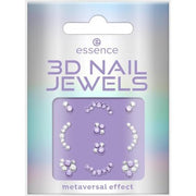 Essence 3D Nail Jewels Violet Nail Stickers 10pcs - Maison des fragrances