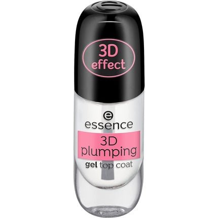 Essence 3D Plumping Gel Top Coat Transparent Long - lasting Gel - like Intensive Shine - Maison des fragrances