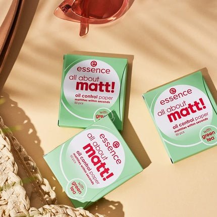 Essence All About Matt! Oil Control Paper, Matting Paper, Powder Paper - Maison des fragrances