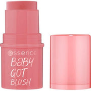 Essence Baby Got Blush Easy to Apply and Blend Pigmented Cream Blush Stick Vegan and Cruelty Free Free From Gluten Parabens Alcohol and Microplastic Particles 30 Rosé All Day 0.19 Fl Oz - Maison des fragrances