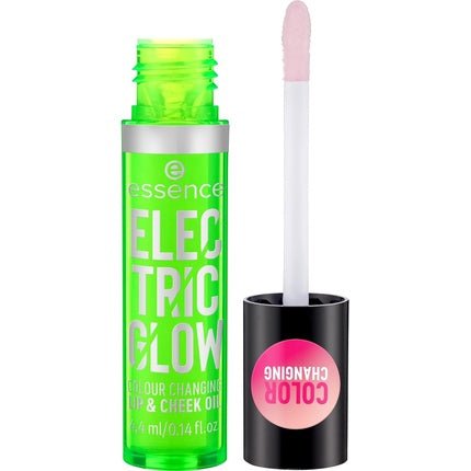 Essence Electric Glow Colour Changing Lip & Cheek Oil - Transparent - Maison des fragrances