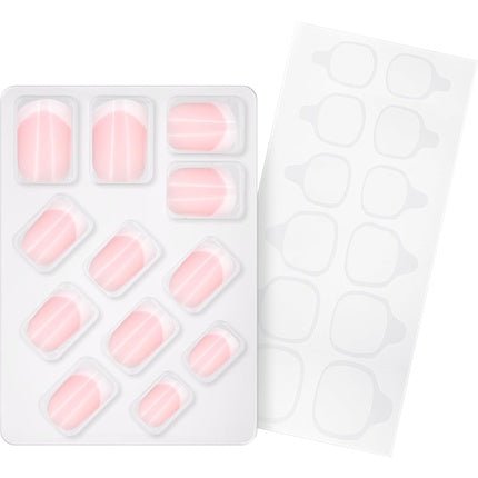 Essence French Manicure Click - On Nails 12pcs - Maison des fragrances