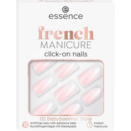 Essence French Manicure Click - On Nails Nude 12pcs - Maison des fragrances