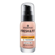 essence Fresh & Fit Foundation 40 fresh sun beige 30ml - Maison des fragrances
