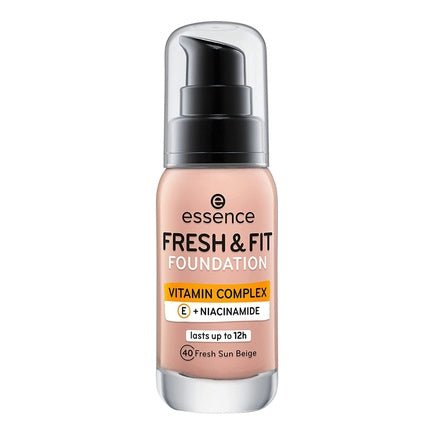 essence Fresh & Fit Foundation 40 fresh sun beige 30ml - Maison des fragrances