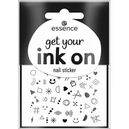 Essence Get Your Ink On Multi - Coloured Nail Stickers - Maison des fragrances
