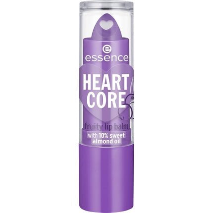 Essence Heart Core Fruity Lip Balm No. 06 Violet Smoothing Nourishing - Maison des fragrances