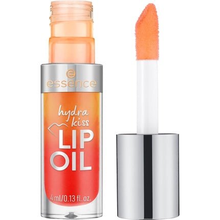Essence Hydra Kiss Lip Oil Lip Gloss 02 Orange Moisturising Nourishing with Oils Shiny Vegan No Parabens No Microplastic Particles Nanoparticles Free 4ml - Maison des fragrances