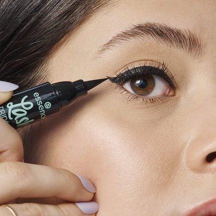 essence Lash Princess Eyeliner Pen Intense Color and Long Lasting Formula Vegan and Cruelty Free Black - Maison des fragrances
