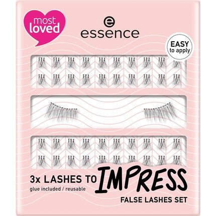 Essence Lashes to Impress False Lashes Set 01 Black Vegan - Maison des fragrances