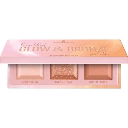 essence love that GLOW & BRONZE Highlighter Palette - Maison des fragrances