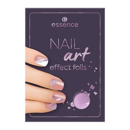 Essence Nail Art Effect Foils No. 02 Intergalactic Violet Metallic and Shiny Instant Result - Maison des fragrances